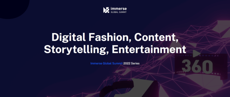 A VR/AR Association Metaverse Storytelling and Fashion Information Day