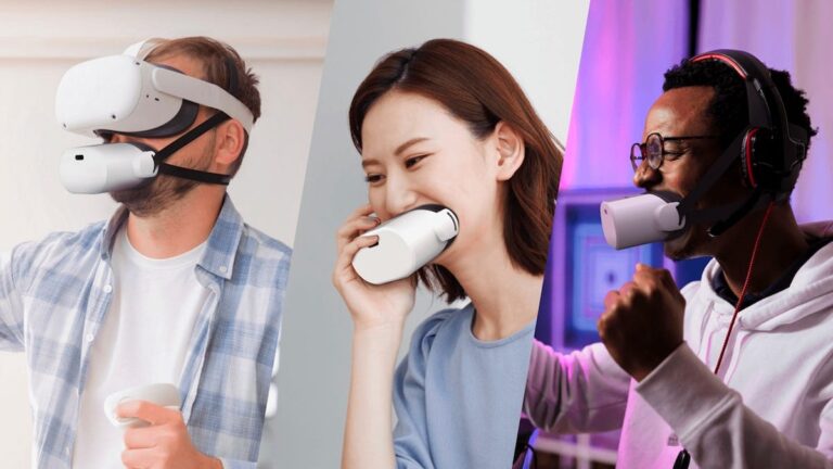 Weird muzzle mic keeps your mouth in the metaverse