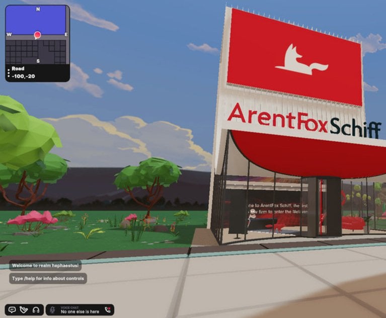 Big Law lands in the Matrix: ArentFox Schiff’s Metaverse office is open for business