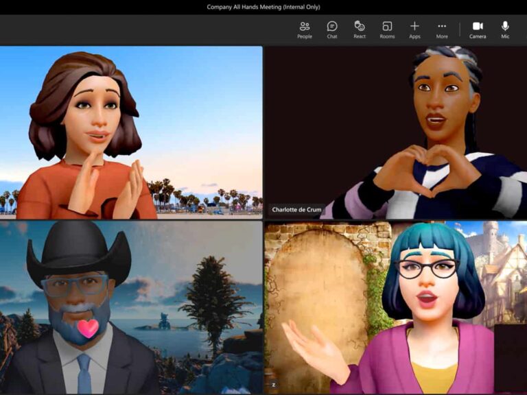 Microsoft brings animated avatars to Teams in metaverse push