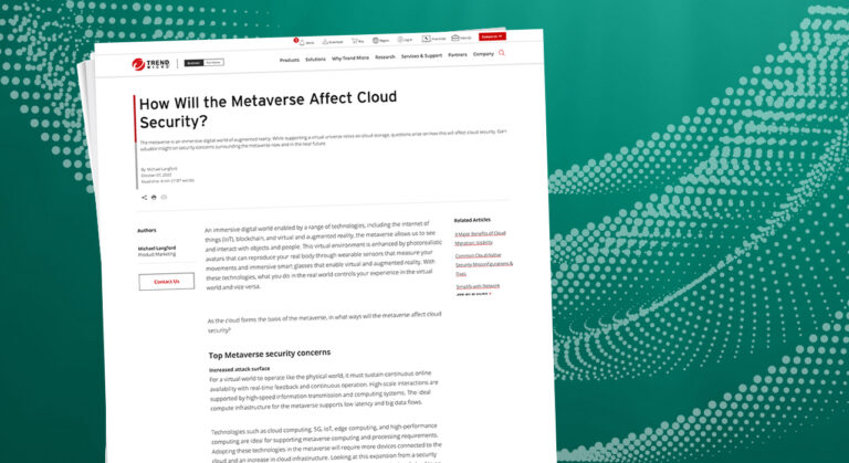 How will the metaverse affect cloud safety?