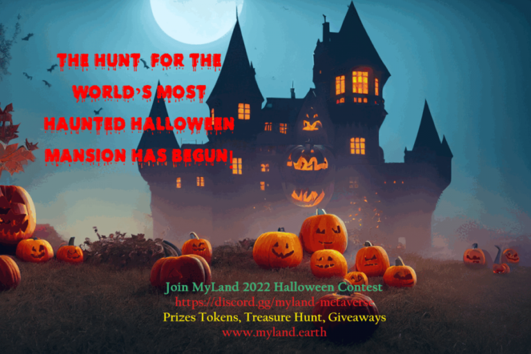 Myland Earth Metaverse Announces First Annual Halloween Most Haunted Mansion Contest on www.myland.earth Platform