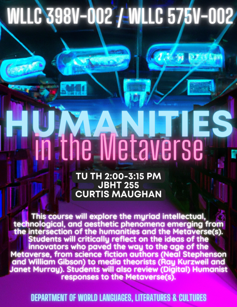 Spring Course 2023: Humanities in the Metaverse