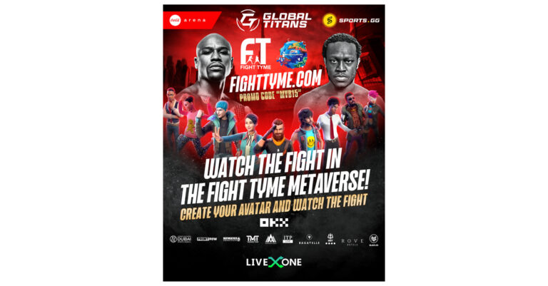 LiveOne Joins Forces with MetaVerseBooks and Global Titans to Market Floyd Mayweather’s First Boxing Match on Metaverse