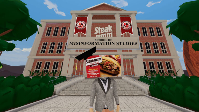 Steak-umm isn’t playing when he enters the metaverse