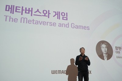 “The game fits perfectly into the metaverse,” says Henry Chang, CEO of Wemade.