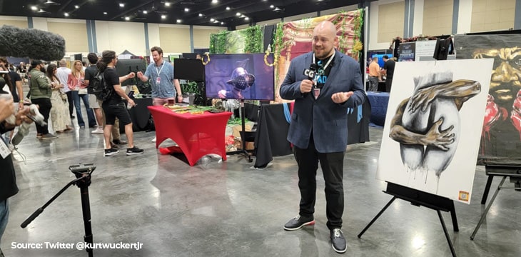 Fine Artwork, Metaverse Trend, NFT Digital Robotic, and Extra: CoinGeek Bitcade Goes to Crypto Connect Expo