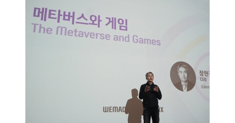 “The game fits perfectly into the metaverse,” says Henry Chang, CEO of Wemade.