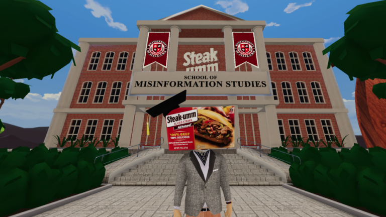 Steak-umm Just Launched Their Own University In The Metaverse To Tackle Misinformation