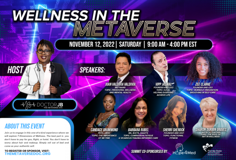 FIRST WELLNESS SUMMIT IN THE METAVERSE TO BE HELD NOV.  12