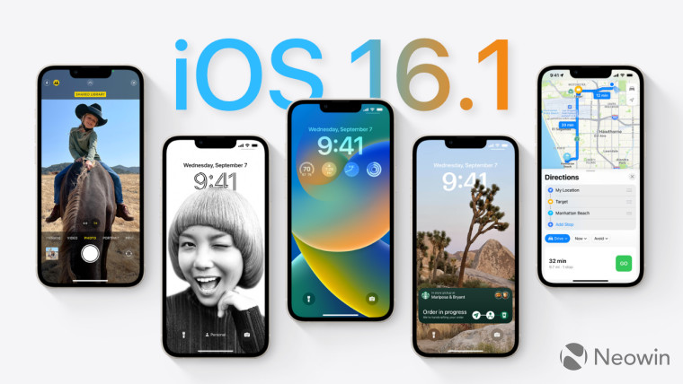 iOS 16.1 is available with iCloud Shared Photo Library, Live Actions, Clean Power and more