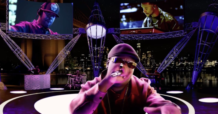 Notorious BIG in the spotlight at Metaverse VR Concert Experience