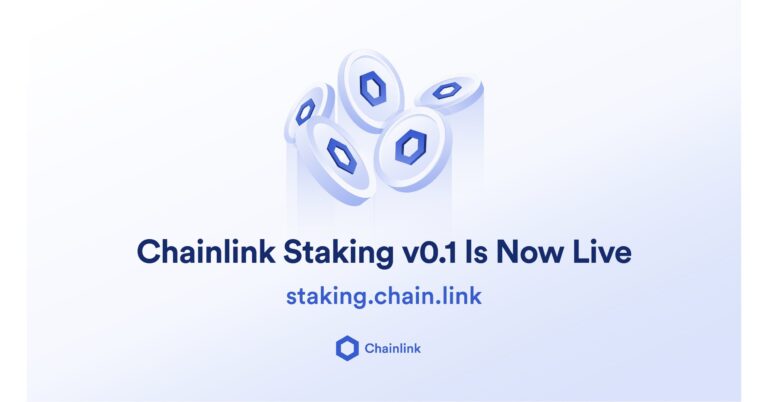 Chainlink Staking v0.1 is now available