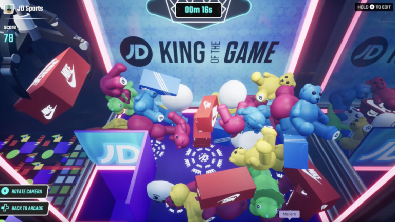 JD enters the metaverse with ‘King of the Sport’ Christmas arcade experience