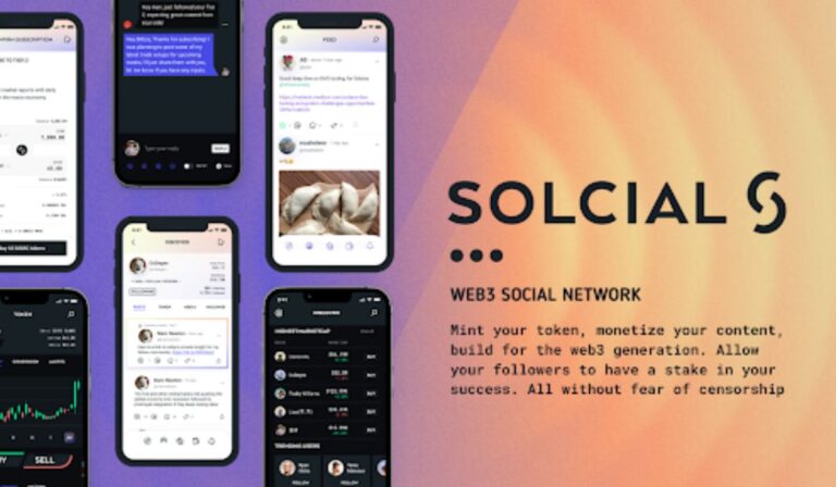 Web3 Social Network Solcial is officially launched on Solana Mainnet