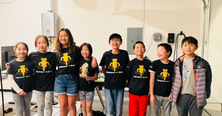 Del Mar Pines metaverse bots win FLL competition