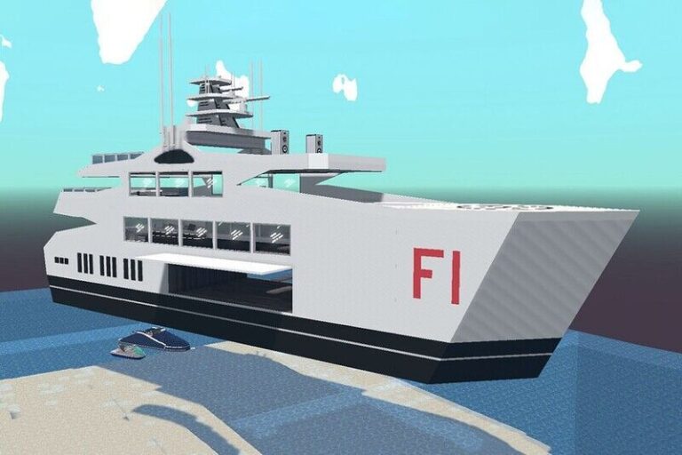 Metaverse Mega Yachts: metaflower super mega yacht