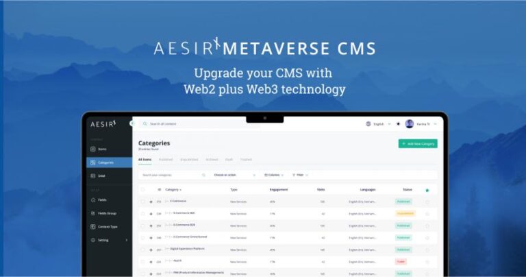 Press Launch: New CMS with Web2 plus Web3 technology