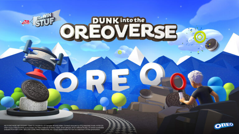 Oreo is releasing a Metaverse game in Canada to promote its new cookie