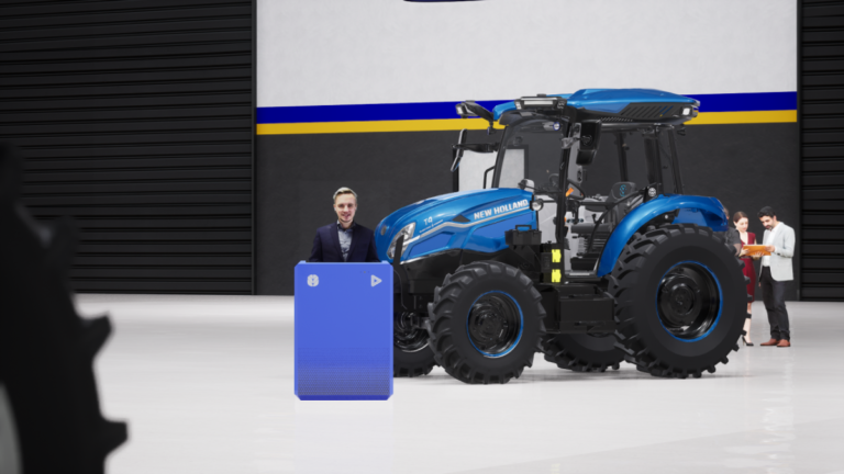 CNH Industrial Brand New Holland collaborates with Microsoft and Touchcast at CES 2023 with an immersive metaverse experience