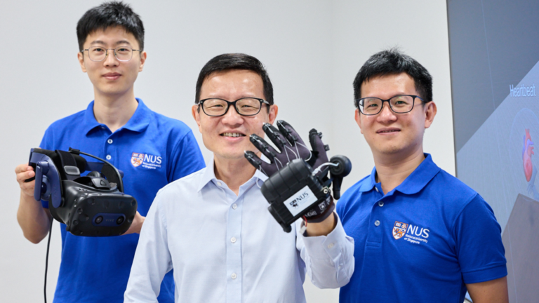 The University of Singapore’s VR glove will let you feel the metaverse