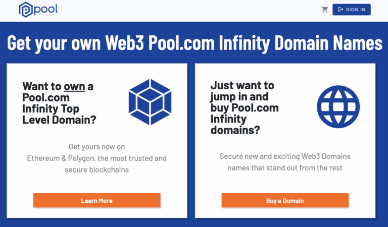 Pool.com Relaunches as a web3 Domain Business – Domain Name Wire